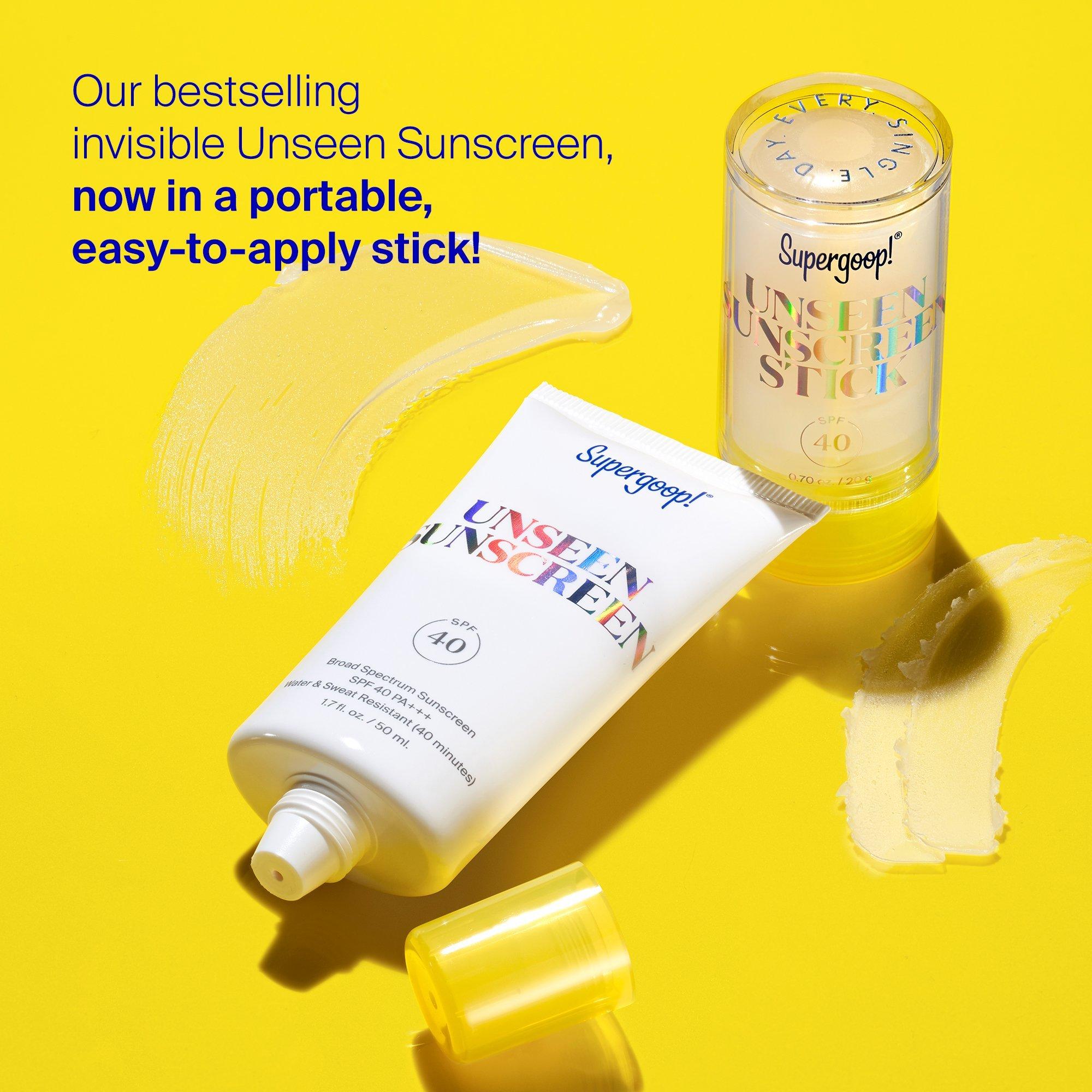 Невидимый солнцезащитный стик SPF 40 Supergoop! Unseen Sunscreen — фото 7
