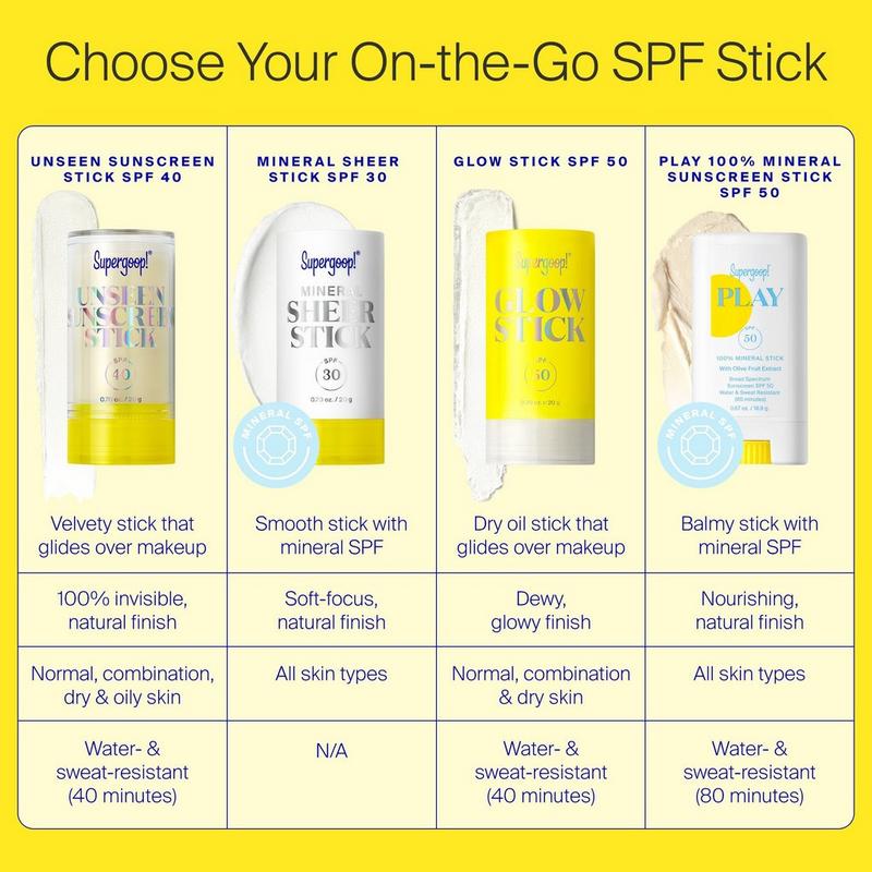 Supergoop! Unseen Sunscreen Stick SPF 40 Invisible Sun Protection #8