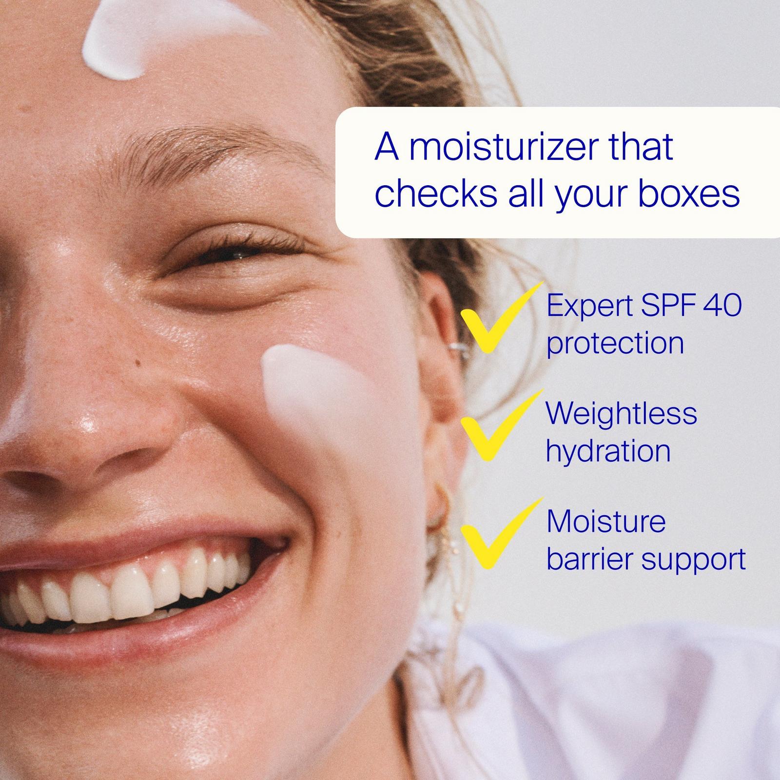 Triple Prep Weightless Multitasking Moisturizer SPF 40 Face Sunscreen