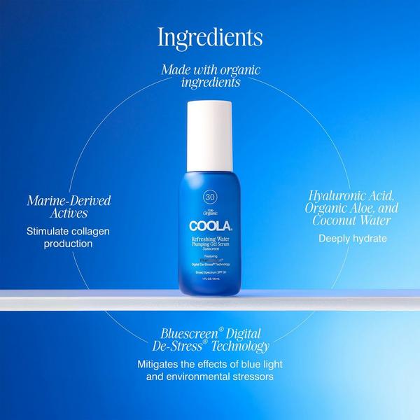 COOLA Refreshing Water Plumping Gel Serum Sunscreen SPF 30 #4