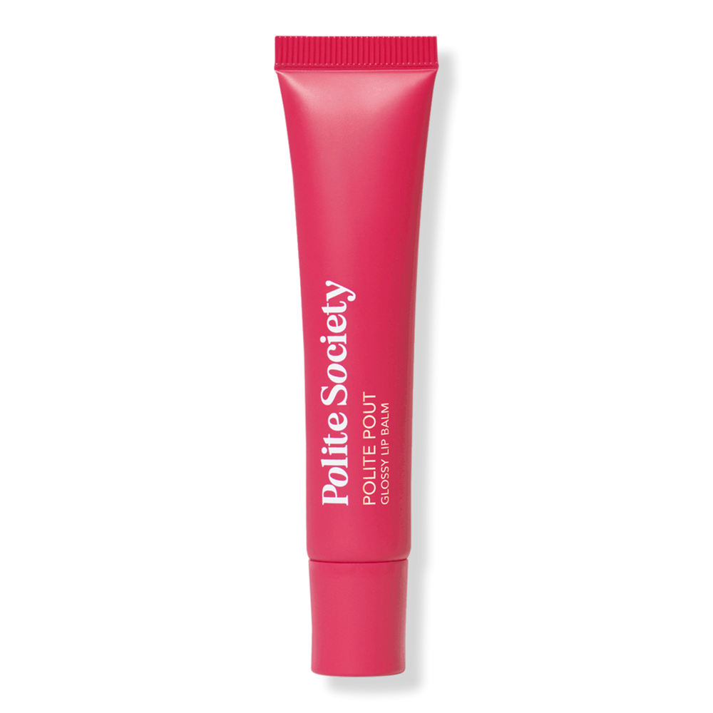 Polite Society Polite Pout Glossy Lip Balm - Strawberry Glaze