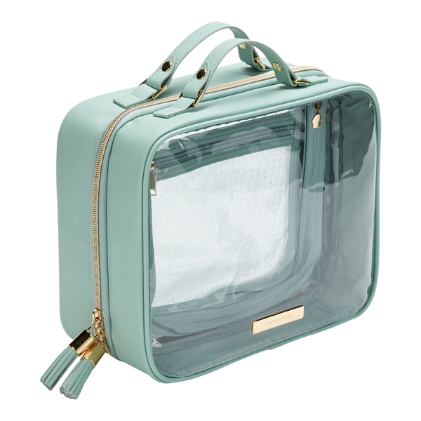 Tartan + Twine Clear Sage-Trimmed Weekender #2