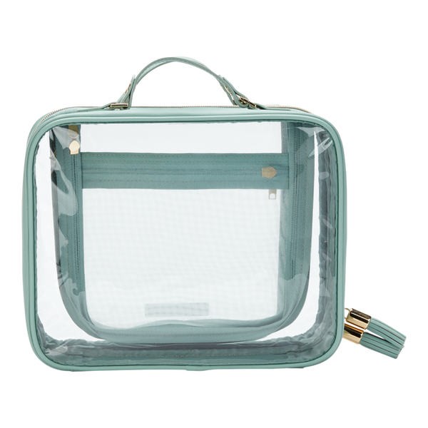 Tartan + Twine Clear Sage-Trimmed Weekender #3