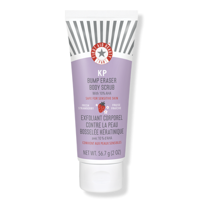 First Aid Beauty Travel Size KP Bump Eraser Body Scrub Fresh Strawberry