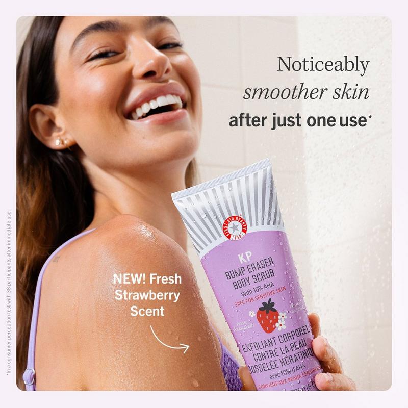 Travel Size KP Bump Eraser Body Scrub Fresh Strawberry