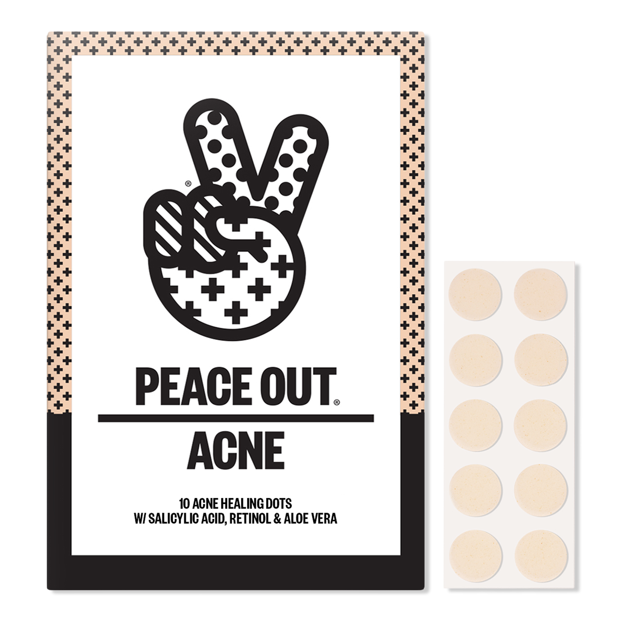 Peace Out Travel Size Salicylic Acid Acne Healing Dots #1