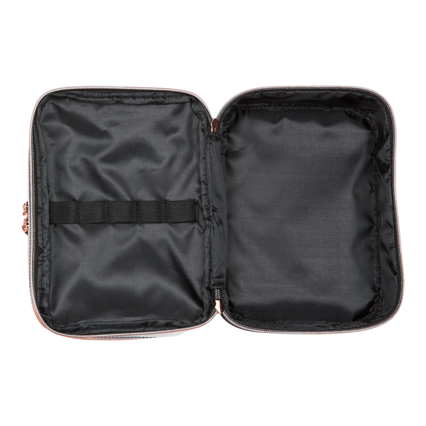 Tartan + Twine Basics Black Double-Zip Train Case #4