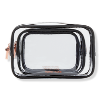 Basics Clear 3-Piece Organizer Set