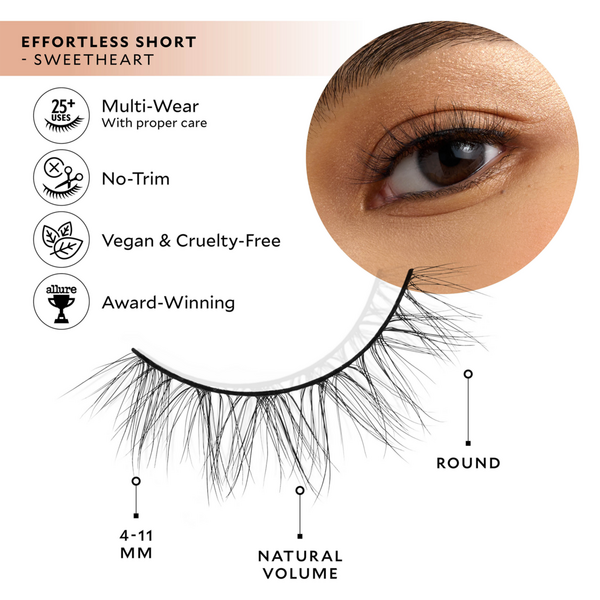 Velour Lashes Sweetheart Effortless Short Natural False Lashes #3