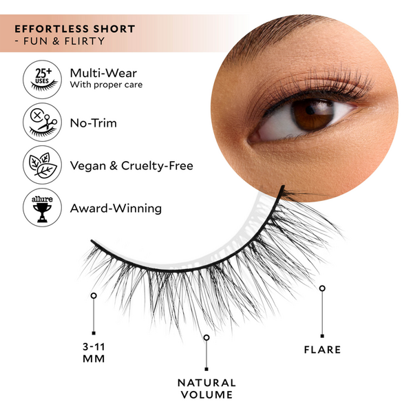 Velour Lashes Fun & Flirty Effortless Short Natural False Lashes #3