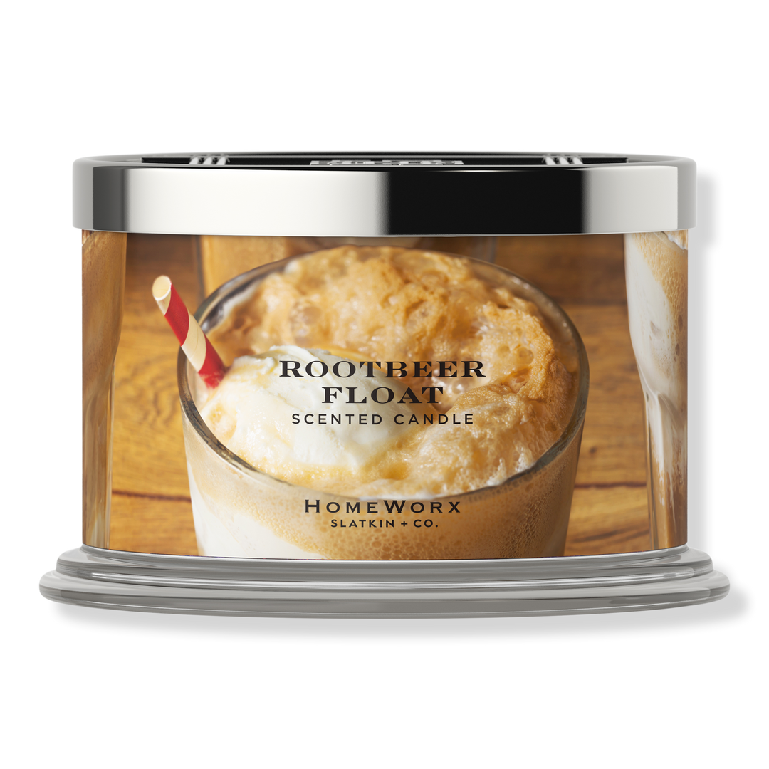 HomeWorx Root Beer Float 4-Wick Scented Candle #1
