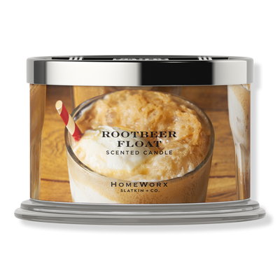 HomeWorx Root Beer Float 4-Wick Scented Candle