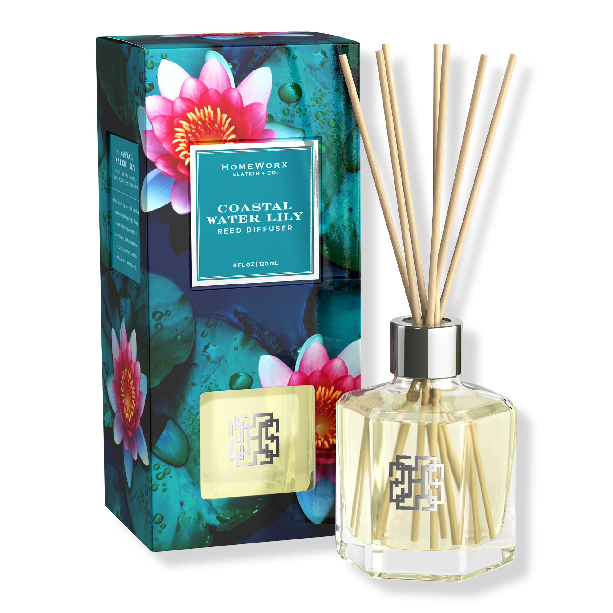 HomeWorx Coastal Water Lily Reed Stick Diffuser #1