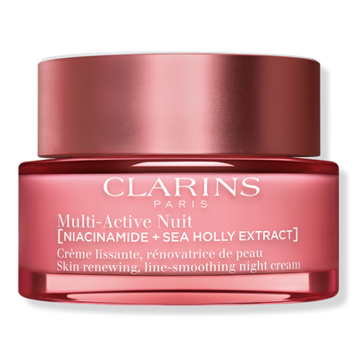 Clarins Multi-Active Night Moisturizer for Lines, Pores, Glow with Niacinamide