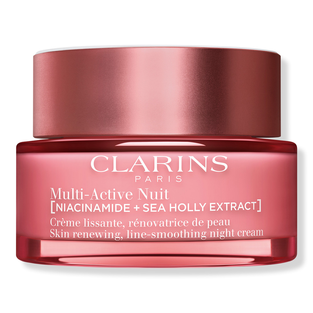 Clarins Multi-Active Night Moisturizer for Lines, Pores, Glow with Niacinamide #1
