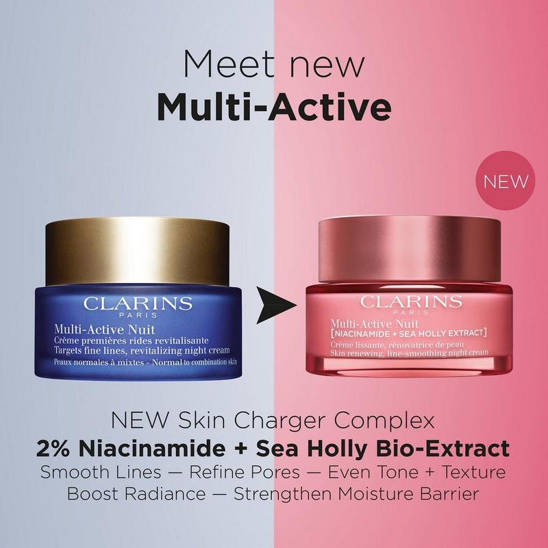 Clarins - Multi-Active Night Moisturizer for Lines, Pores, Glow