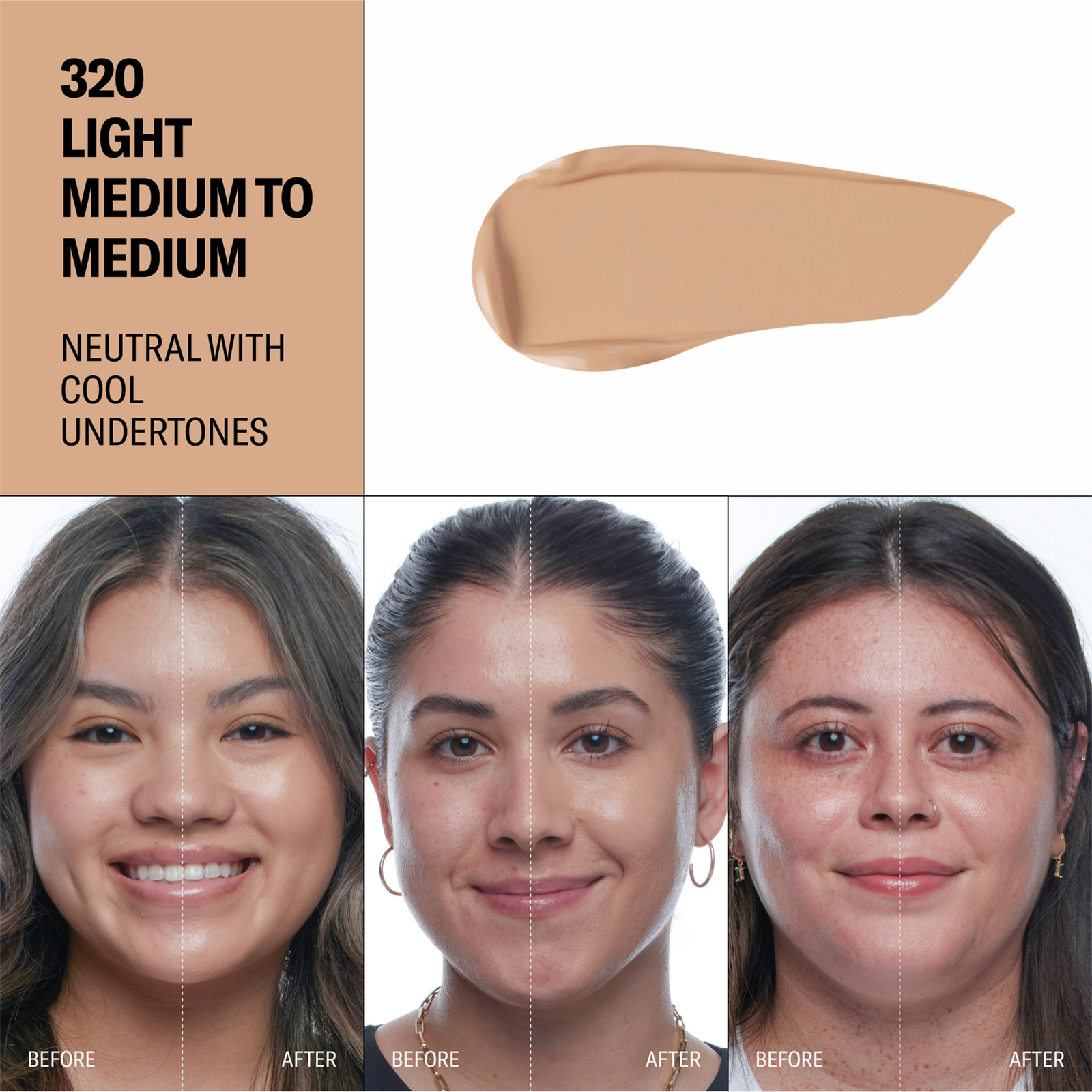 DATE NIGHT Skin Tint Serum Foundation - 320