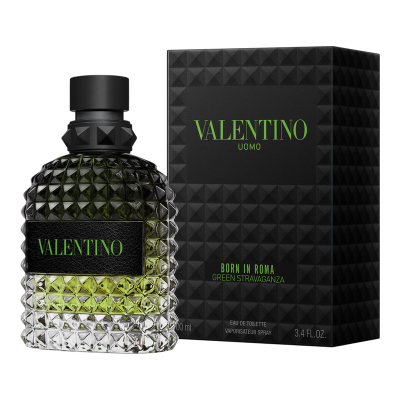 Valentino - 3.4 oz Uomo Born In Roma Green Stravaganza Eau De