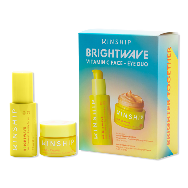 Kinship Brightwave Vitamin C Face Serum & Eye Cream Duo #1