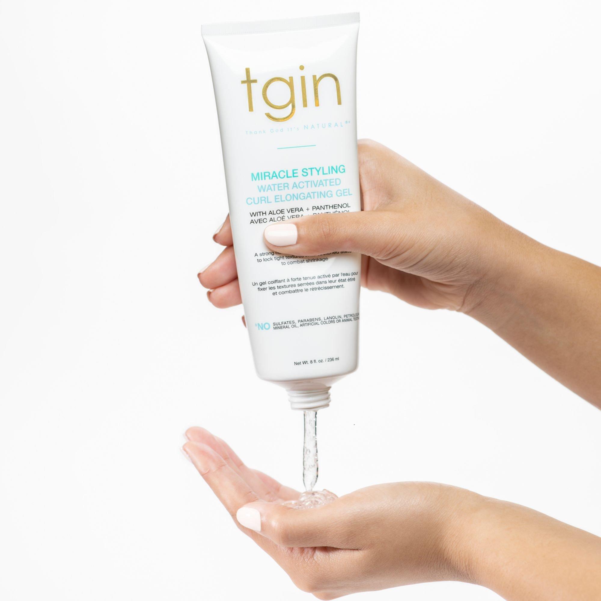 Гель для вьющихся волос Tgin Miracle Styling Water Activated Curl Elongating — фото 6