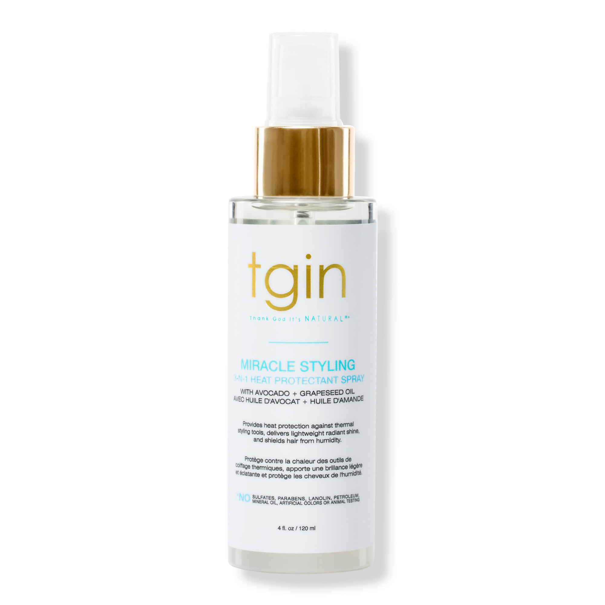 tgin Miracle Styling 3-N-1 Heat Protectant Spray #1