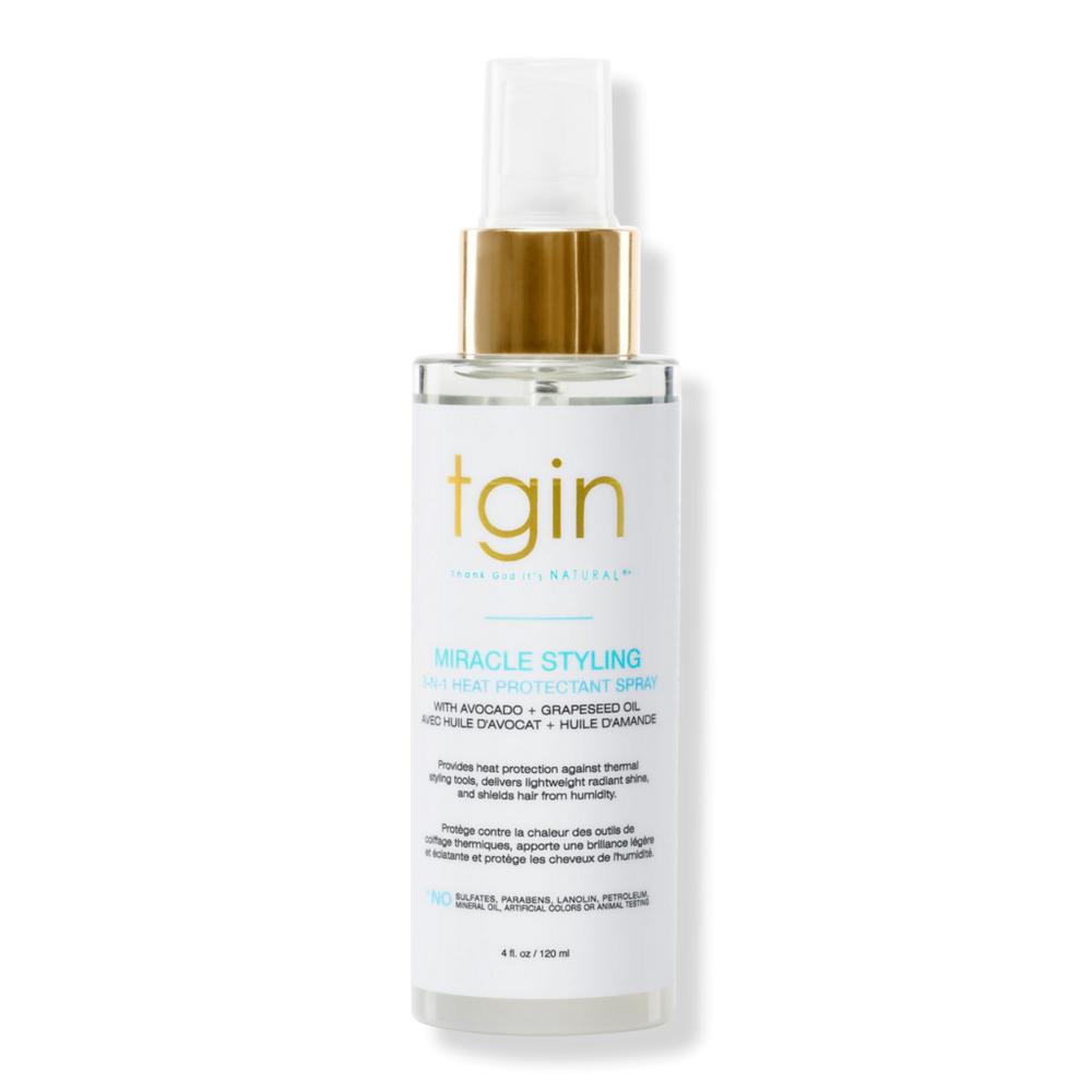 tgin Miracle Styling 3-N-1 Heat Protectant Spray