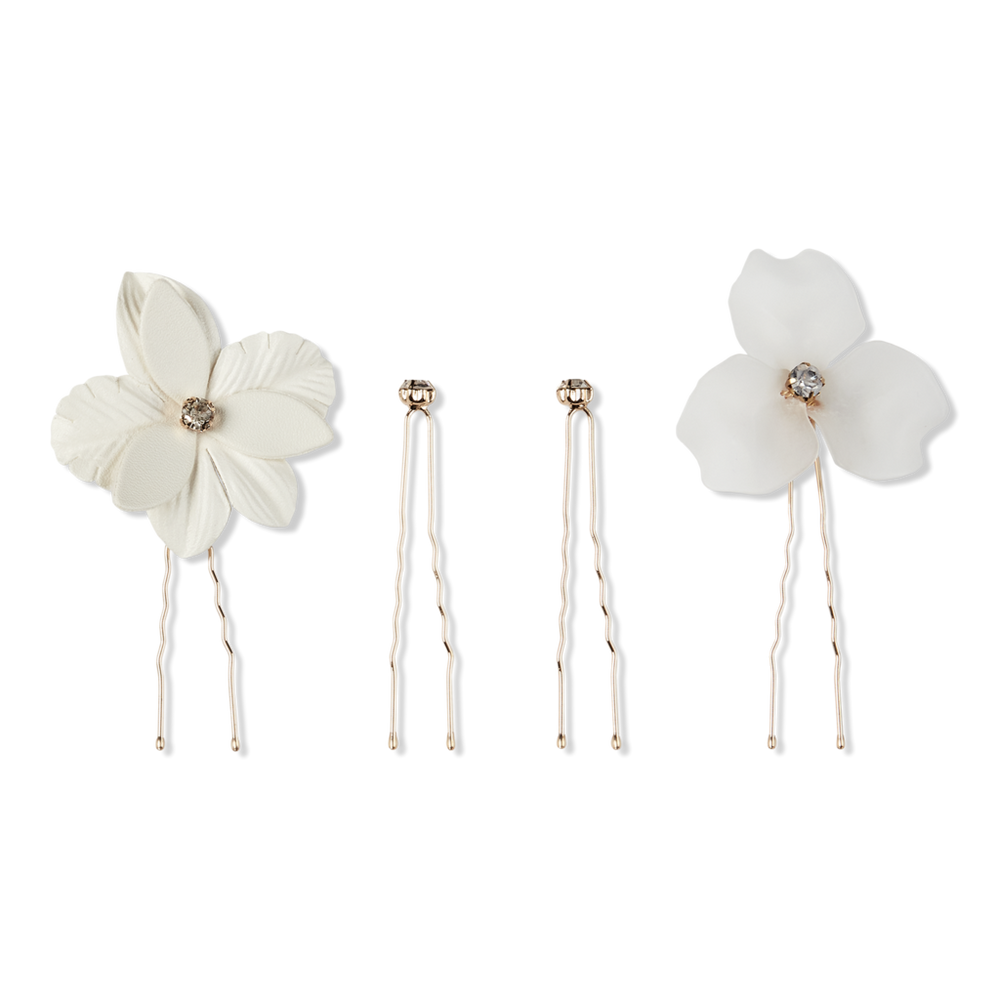 Scunci ELITE Flower And Rhinestone U Pins