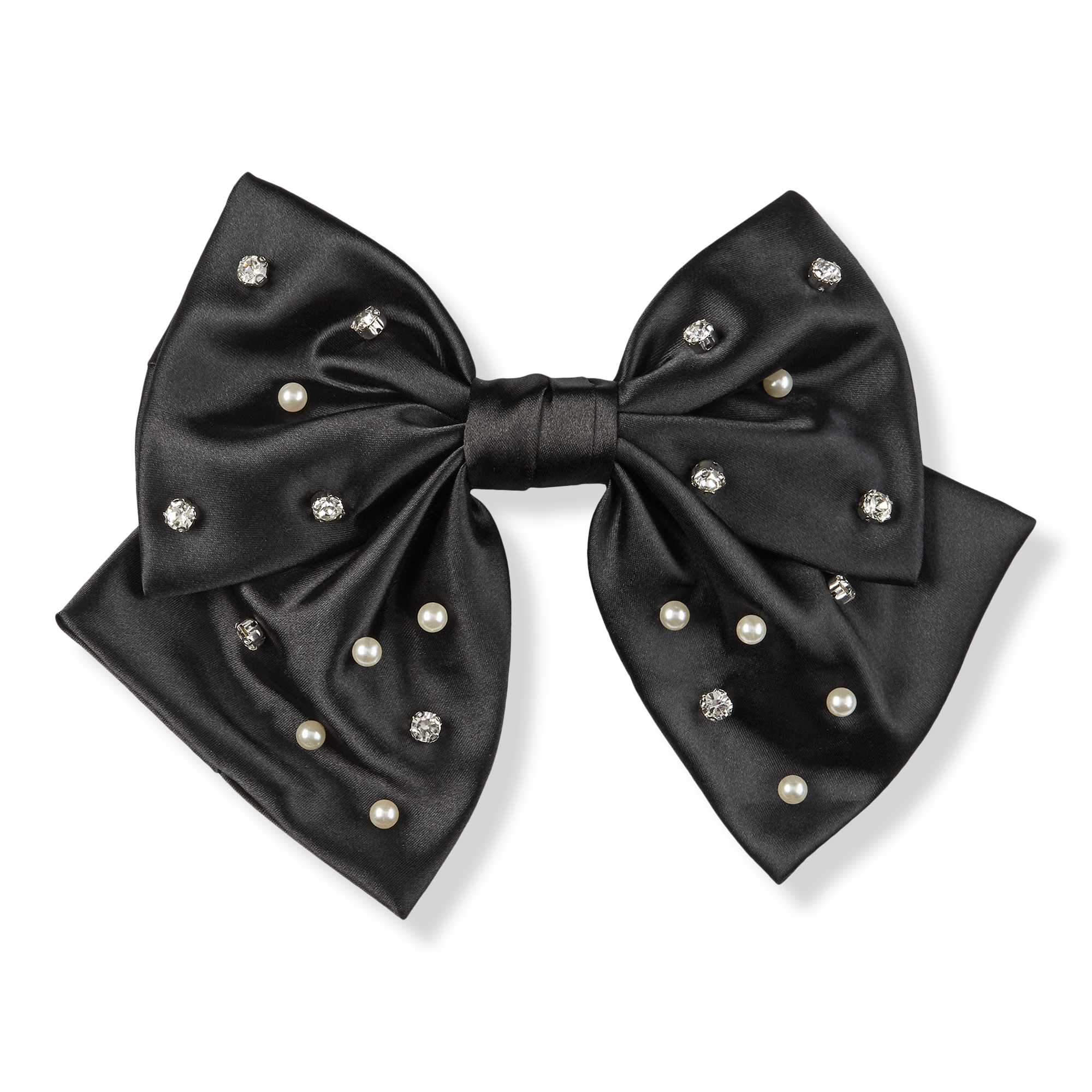 Scünci ELITE Bow Barrette with Stones and Pearls #1