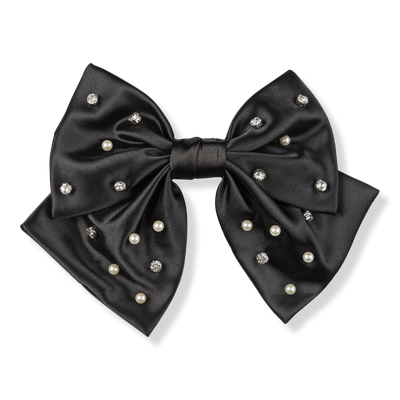 Scünci ELITE Bow Barrette with Stones and Pearls