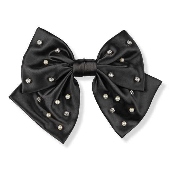 Scünci ELITE Bow Barrette with Stones and Pearls #1