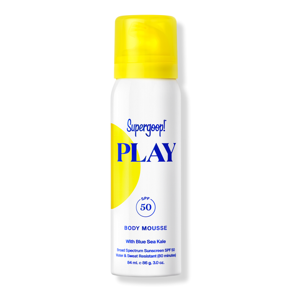 Supergoop Travel Size Play Body Mousse Spf 50 Sunscreen