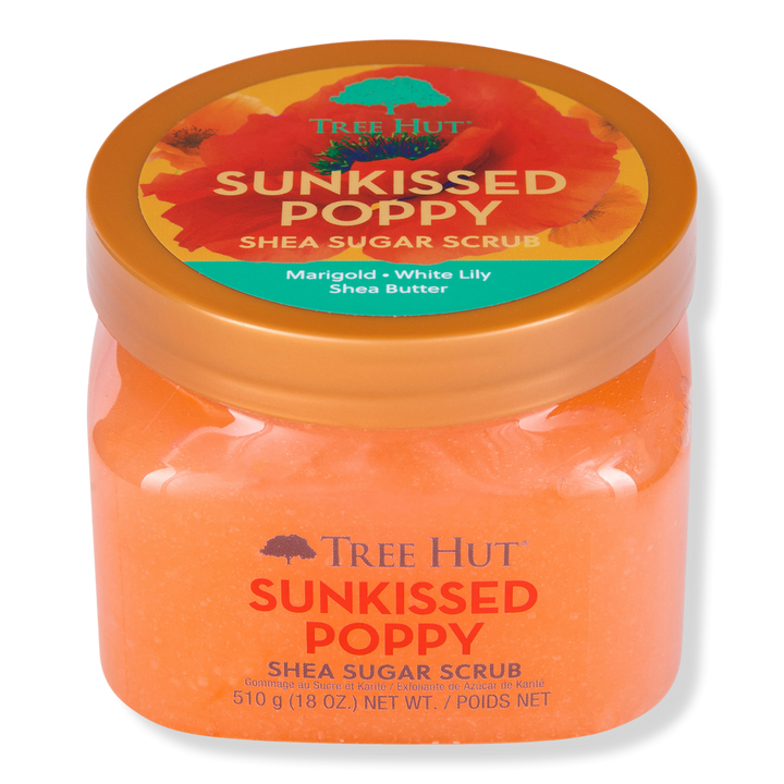 Sunkissed Poppy Shea Sugar Scrub - Tree Hut | Ulta Beauty