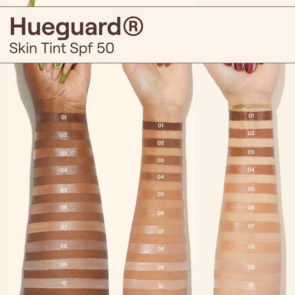 Protector Solar Mineral Tinte de Piel Hueguard SPF 50 de Amplio Espectro 4