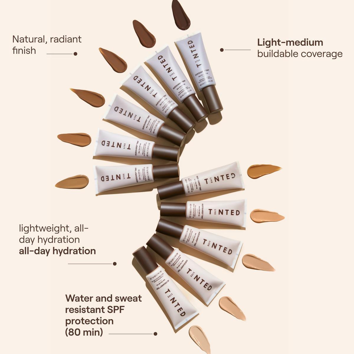 Hueguard Skin Tint SPF 50 Mineral Sunscreen Broad Spectrum - 12