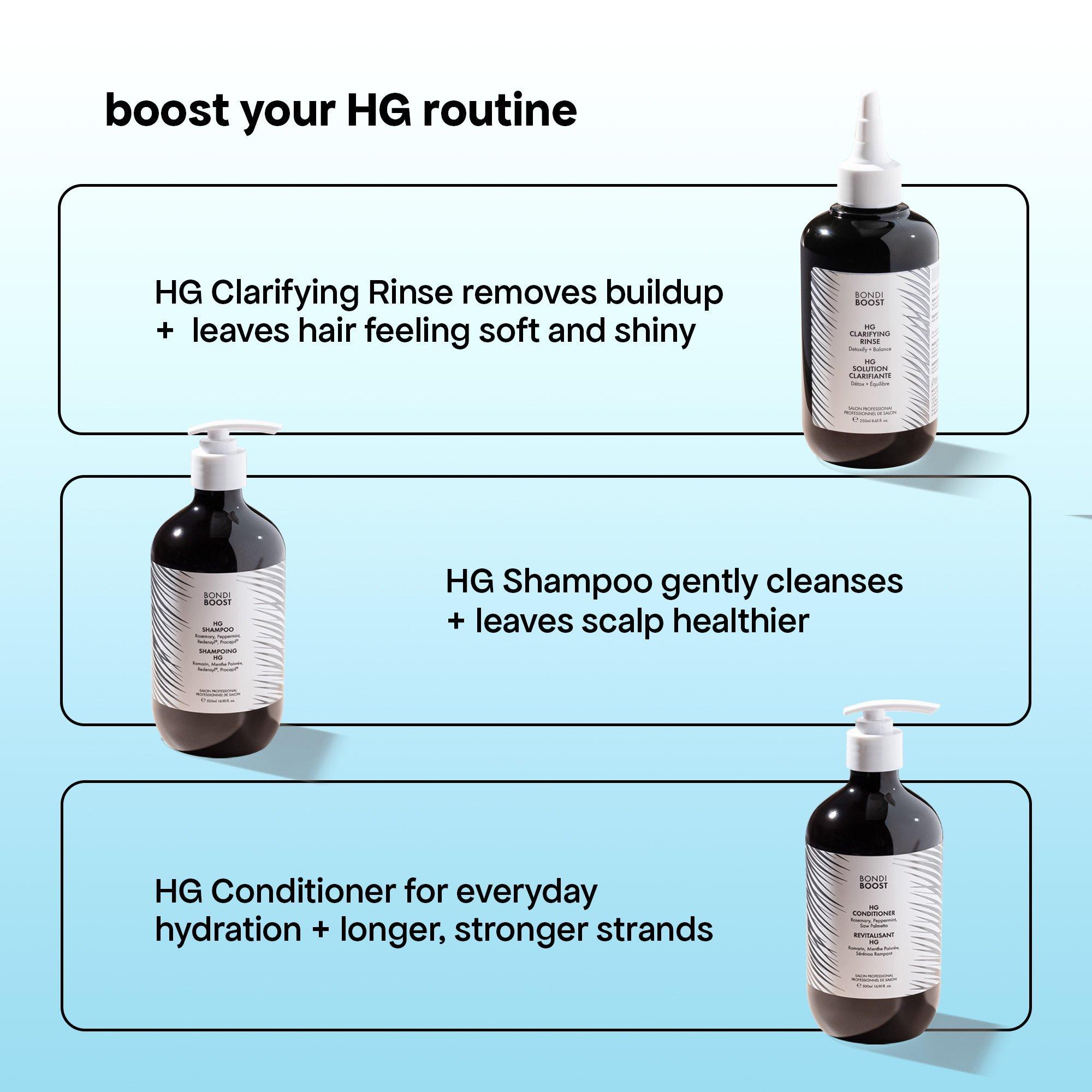Очищающий ополаскиватель для кожи головы и волос Bondi Boost HG — фото 7