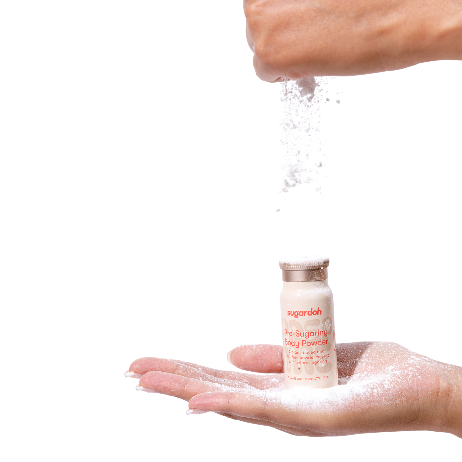 Pre-Sugaring Body Powder