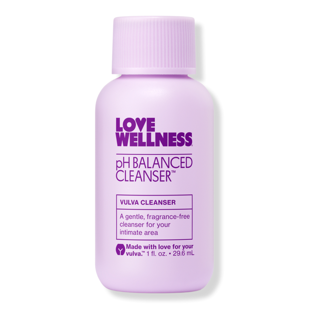 Love Wellness Travel Size pH Balancing Cleanser: Vulva Cleanser