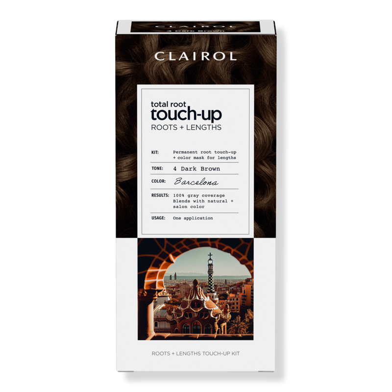 Clairol - 4 Dark Brown - Barcelona Total Root Touch-Up | Ulta Beauty