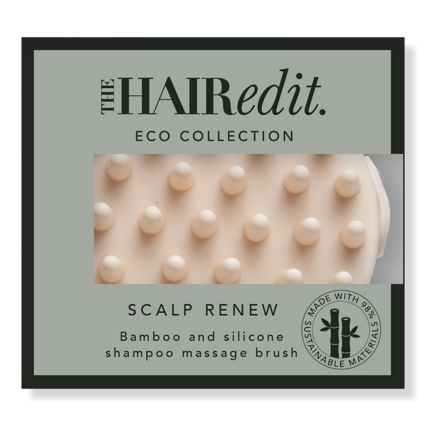 The Hair Edit Scalp Renew Bamboo & Silicone Shampoo Massage Brush #1