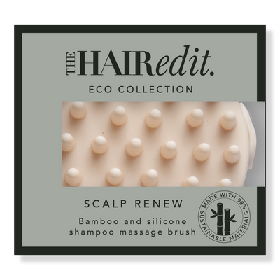 The Hair Edit Scalp Renew Bamboo & Silicone Shampoo Massage Brush