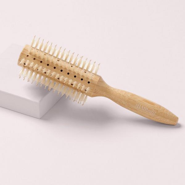 The Hair Edit Sleek Goddess Boar Bristle Bamboo Round Brush #3