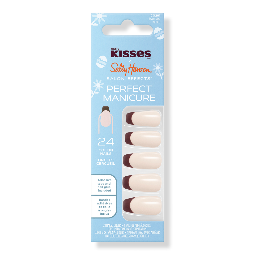 Sally Hansen Salon Effects Perfect Manicure x HERSHEY'S KISSES Press On Nails Kit #1