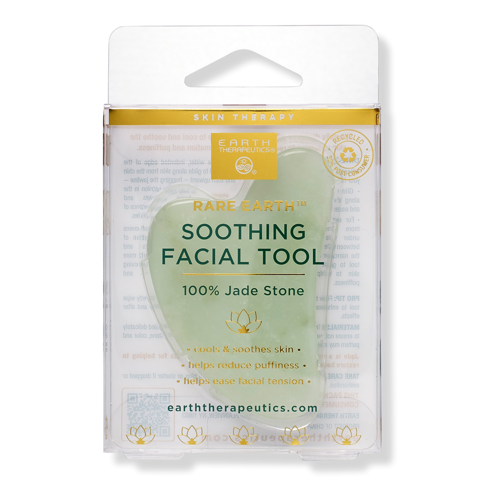 Earth Therapeutics 100% Jade Stone Soothing Facial Tool