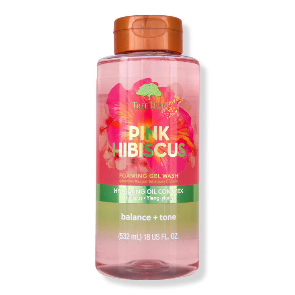 Tree Hut Foaming Gel Body Wash - Pink Hibiscus