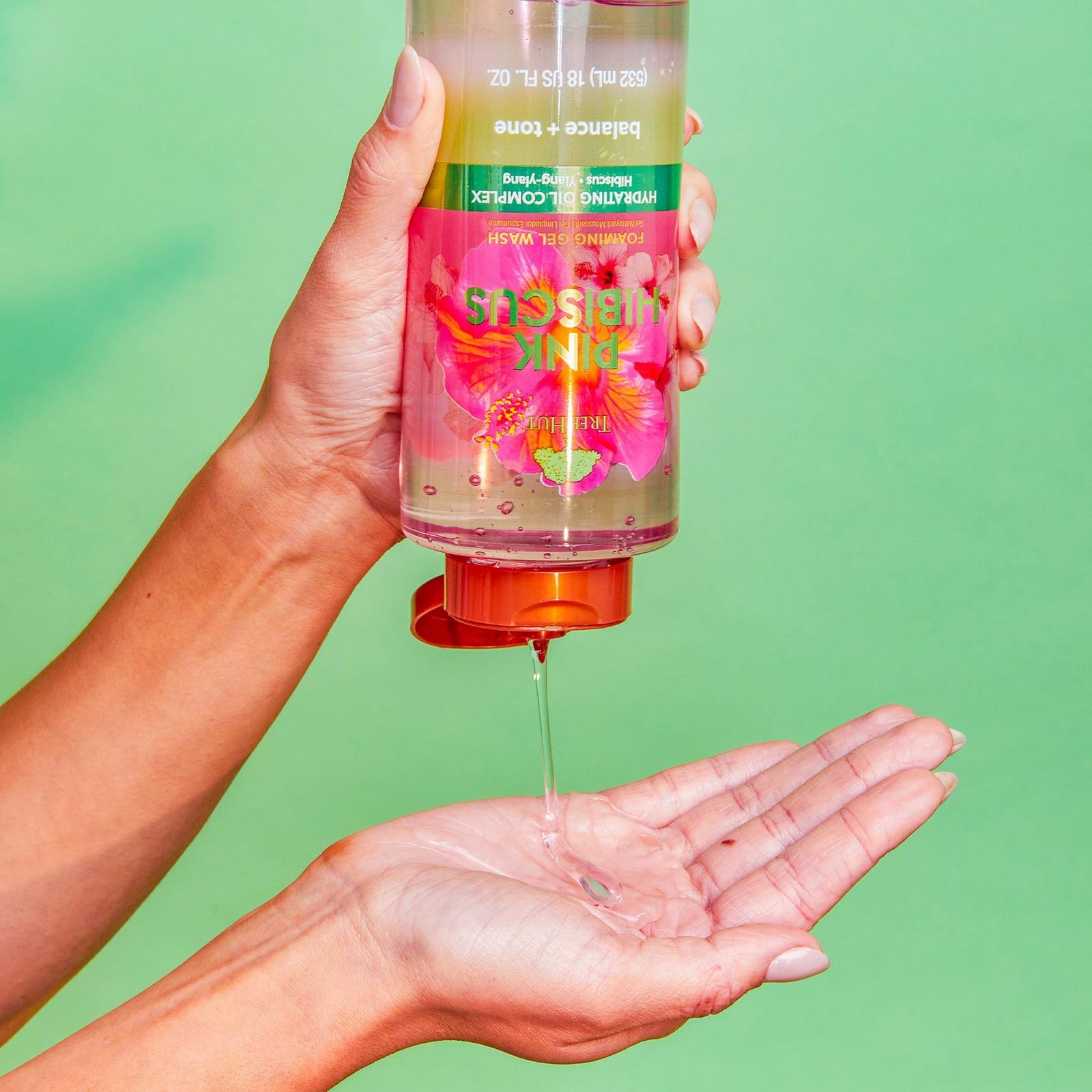 Pink Hibiscus Foaming Gel Body Wash