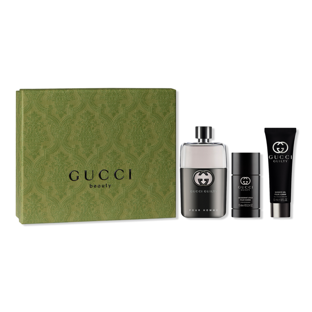 Gucci Guilty Pour Homme Eau De Toilette 3-Piece Gift Set