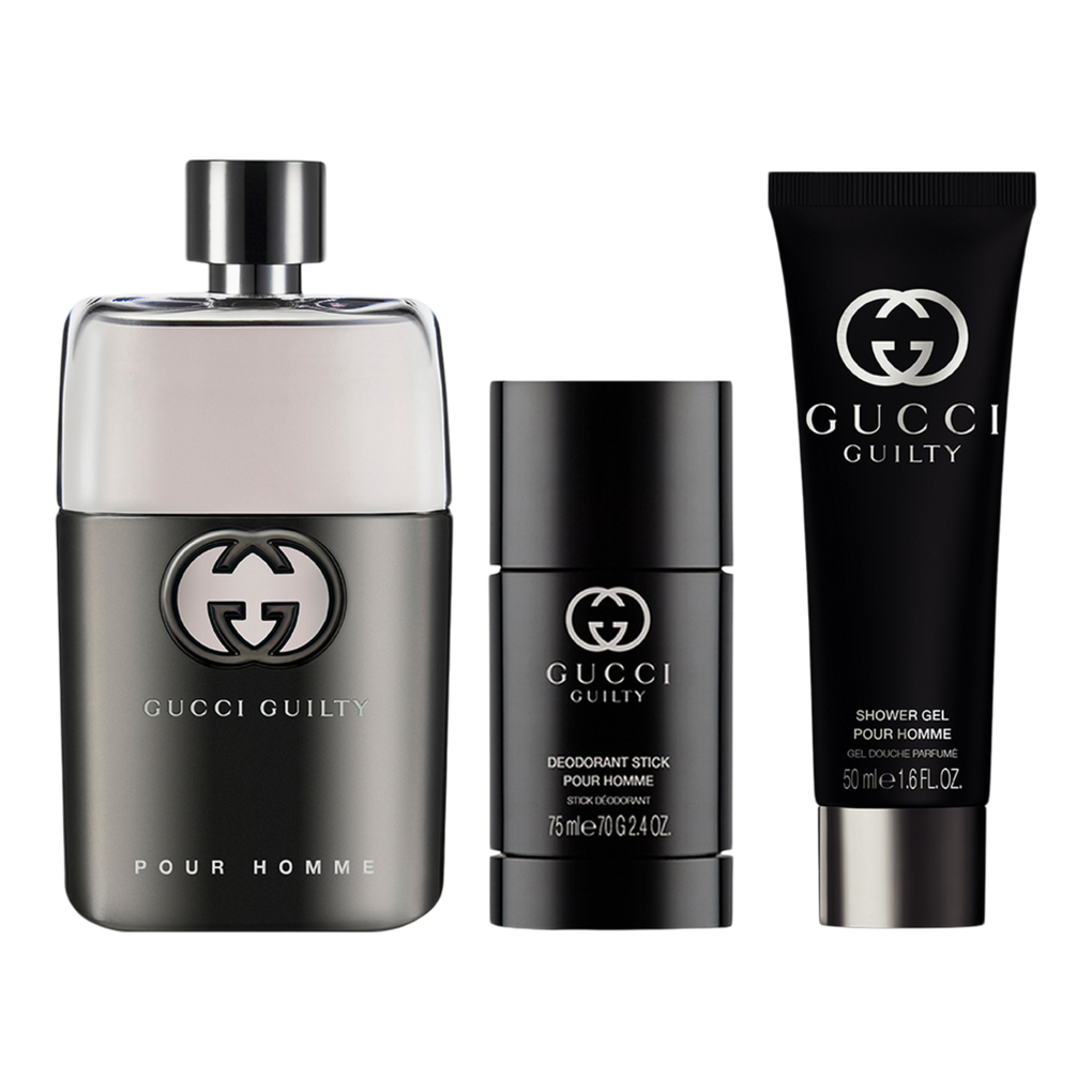 Gucci guilty men online gift set