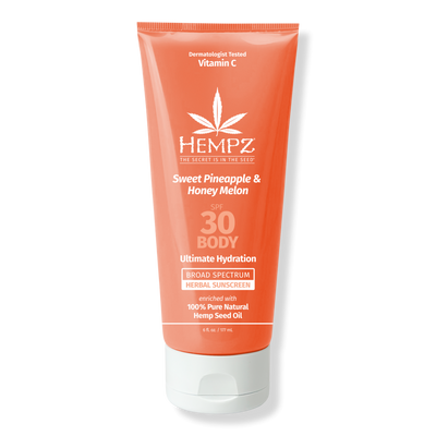 Hempz Sweet Pineapple & Honey Melon Herbal Body Sunscreen SPF 30