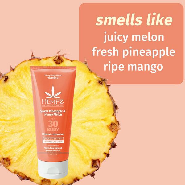 Hempz Sweet Pineapple & Honey Melon Herbal Body Sunscreen SPF 30 #2