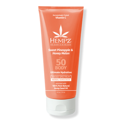 Hempz Sweet Pineapple & Honey Melon Herbal Body Sunscreen SPF 50